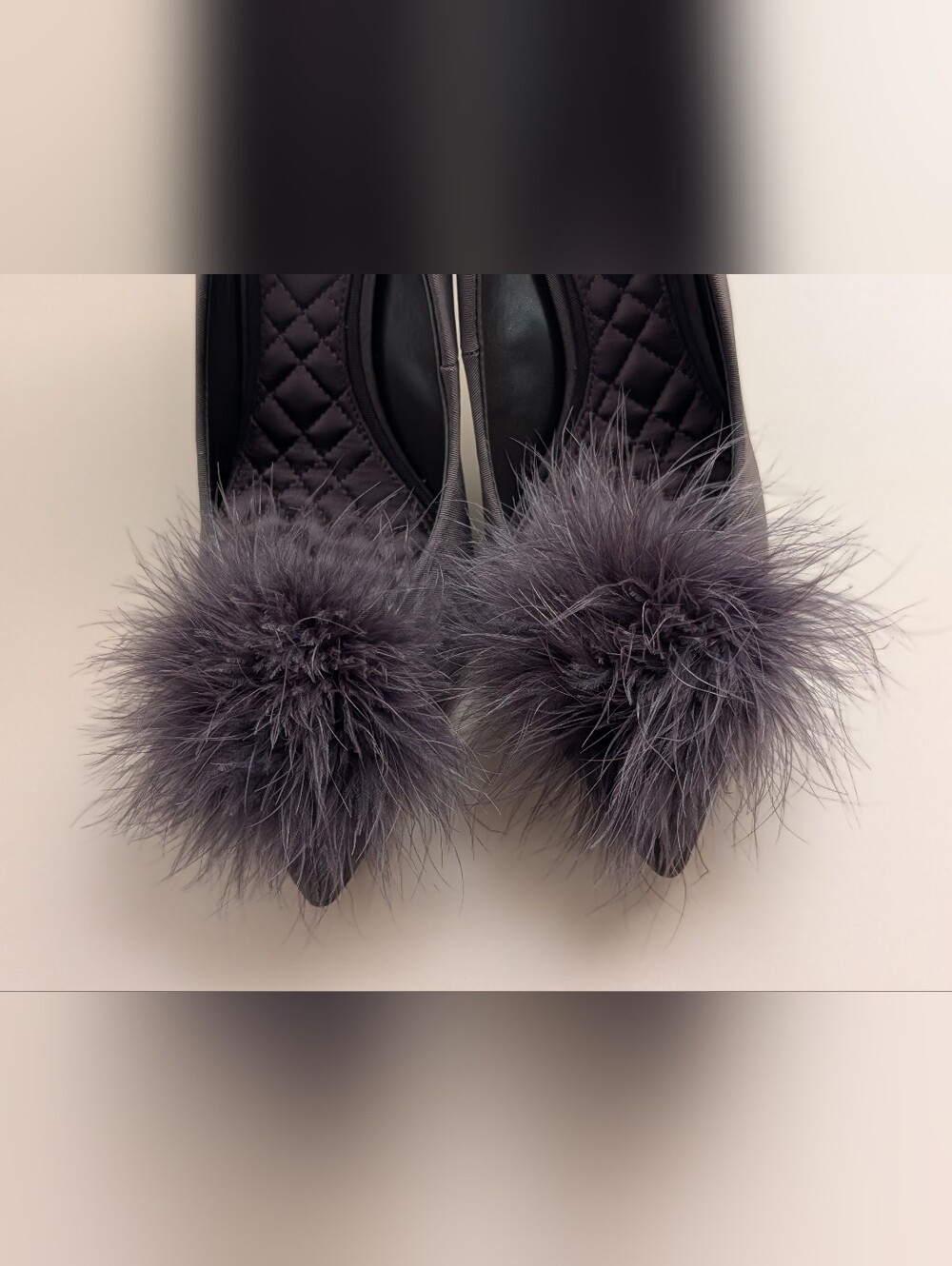 NWT Sam Edelman Hazel Feather Embellished Pumps Cocoa Satin Size 8 MSRP $165 - Picture 12 of 14